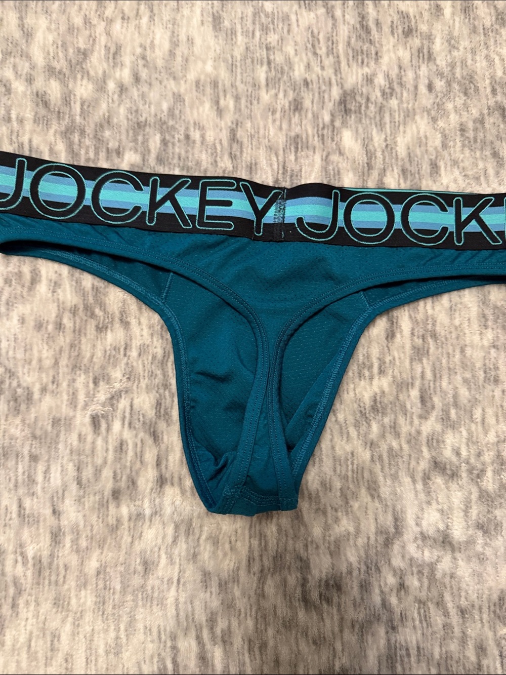 Jockey Teal Thong - Picture 2 of 2